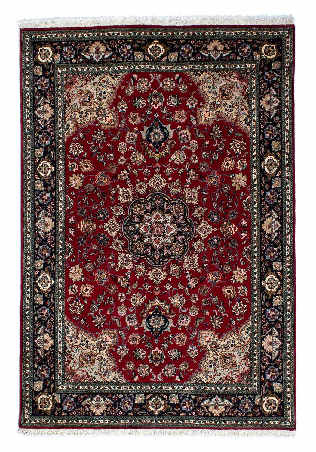 Perzisch tapijt - Tabriz - Royal - 212 x 149 cm - donkerrood