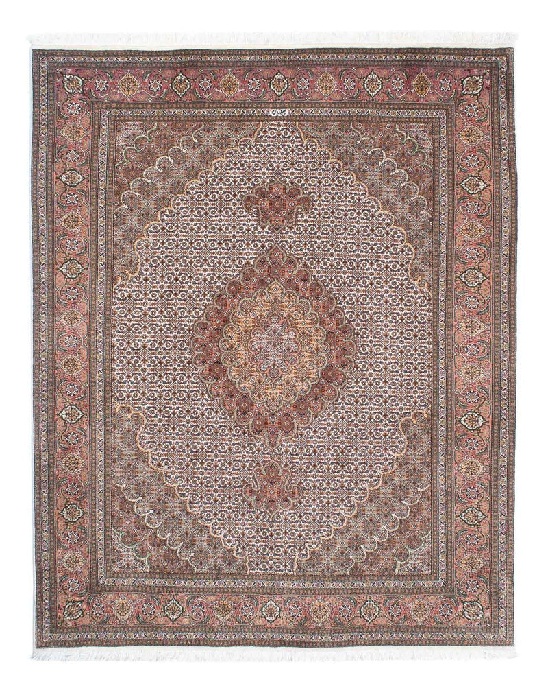 Perzisch tapijt - Tabriz - 198 x 152 cm - lichtbruin