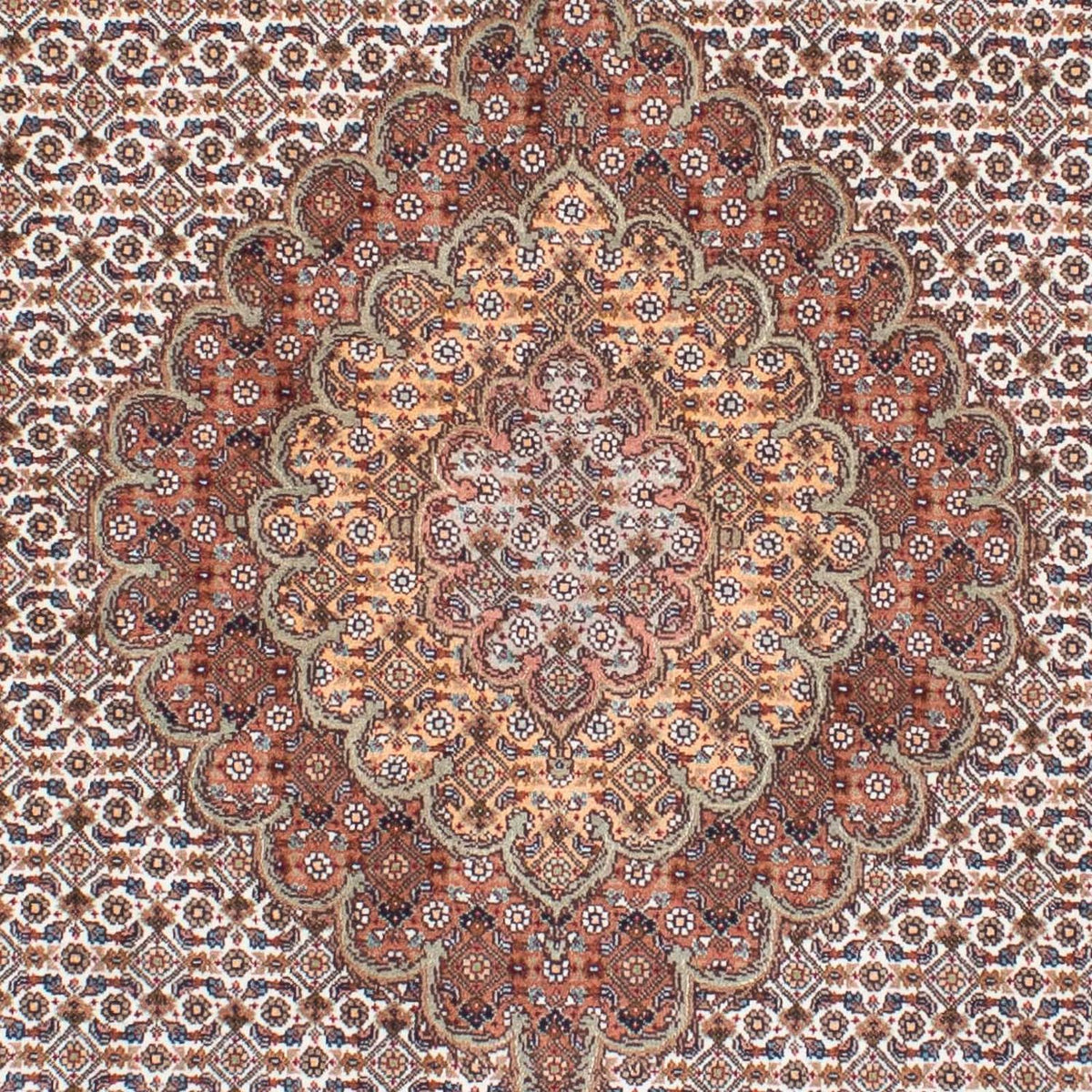 Perzisch tapijt - Tabriz - 198 x 152 cm - lichtbruin