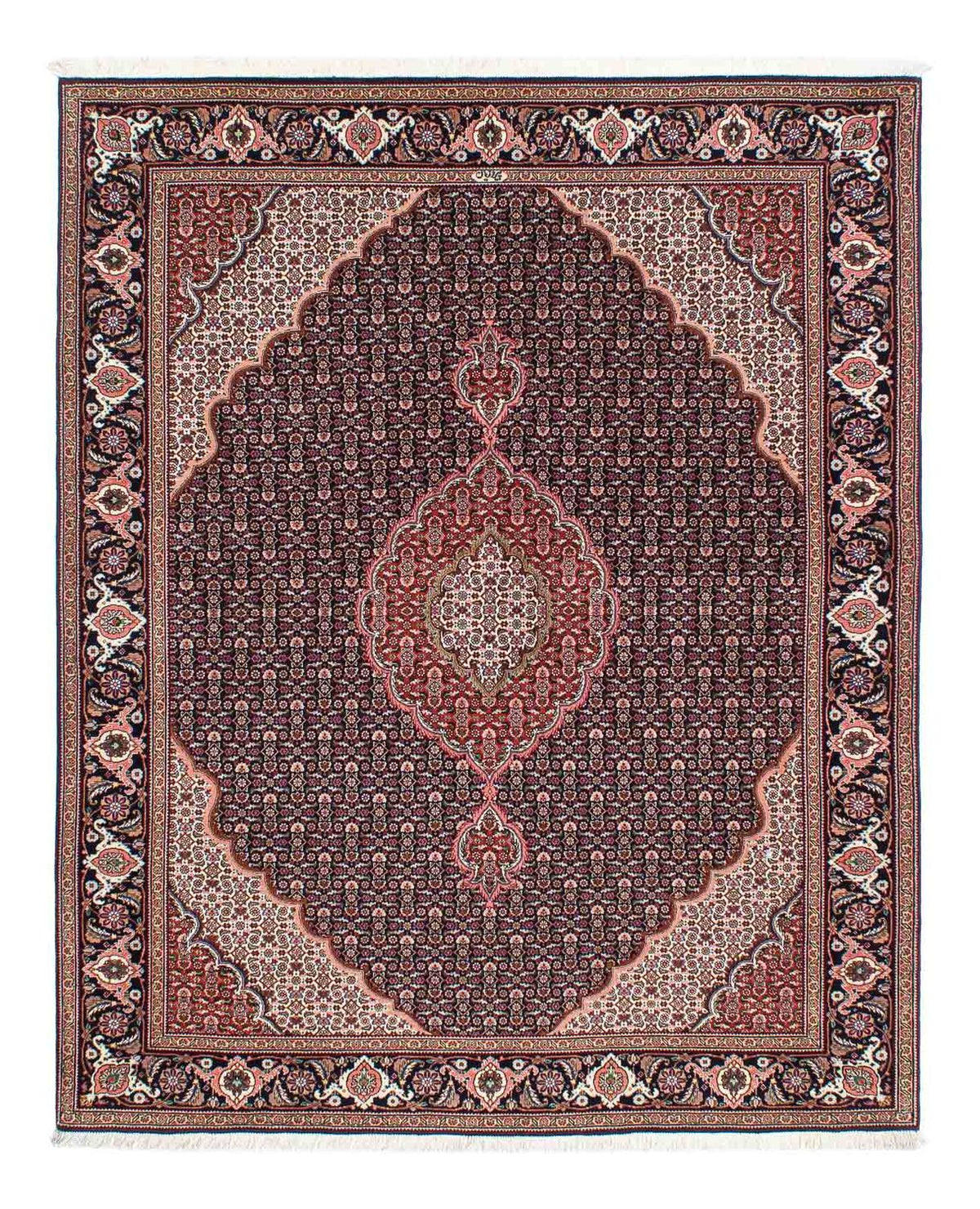 Perzisch tapijt - Tabriz - 194 x 154 cm - lichtbruin