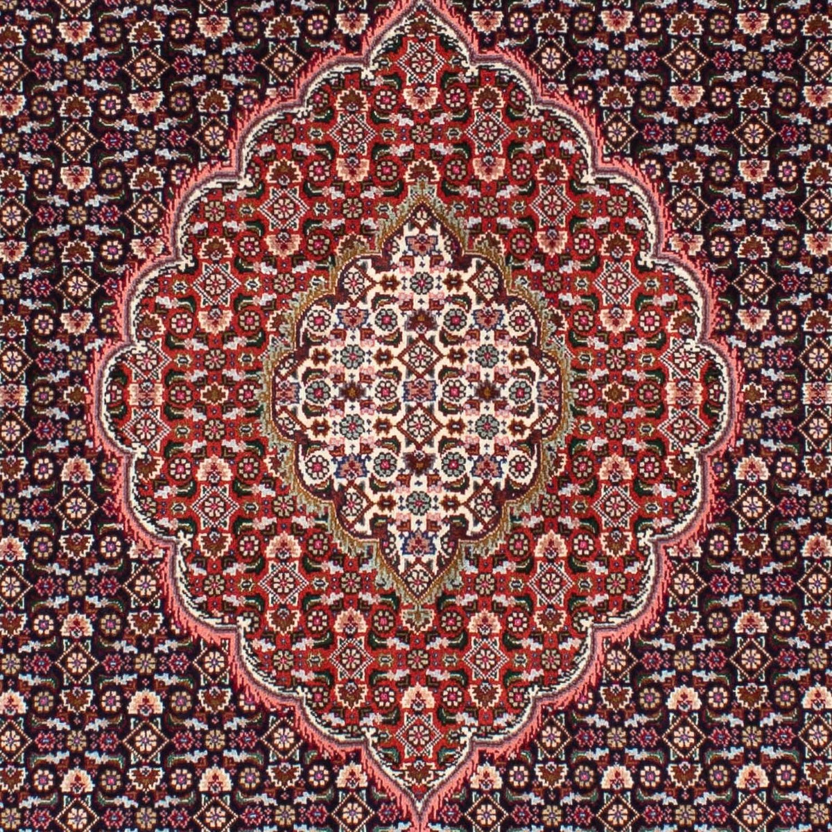 Perzisch tapijt - Tabriz - 194 x 154 cm - lichtbruin