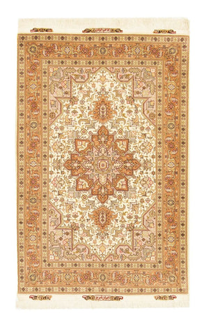 Perzisch tapijt - Tabriz - Royal - 156 x 102 cm - beige