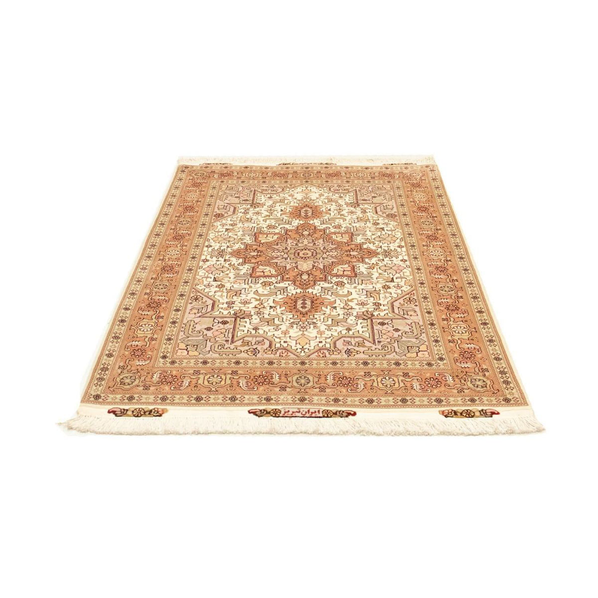 Perzisch tapijt - Tabriz - Royal - 156 x 102 cm - beige