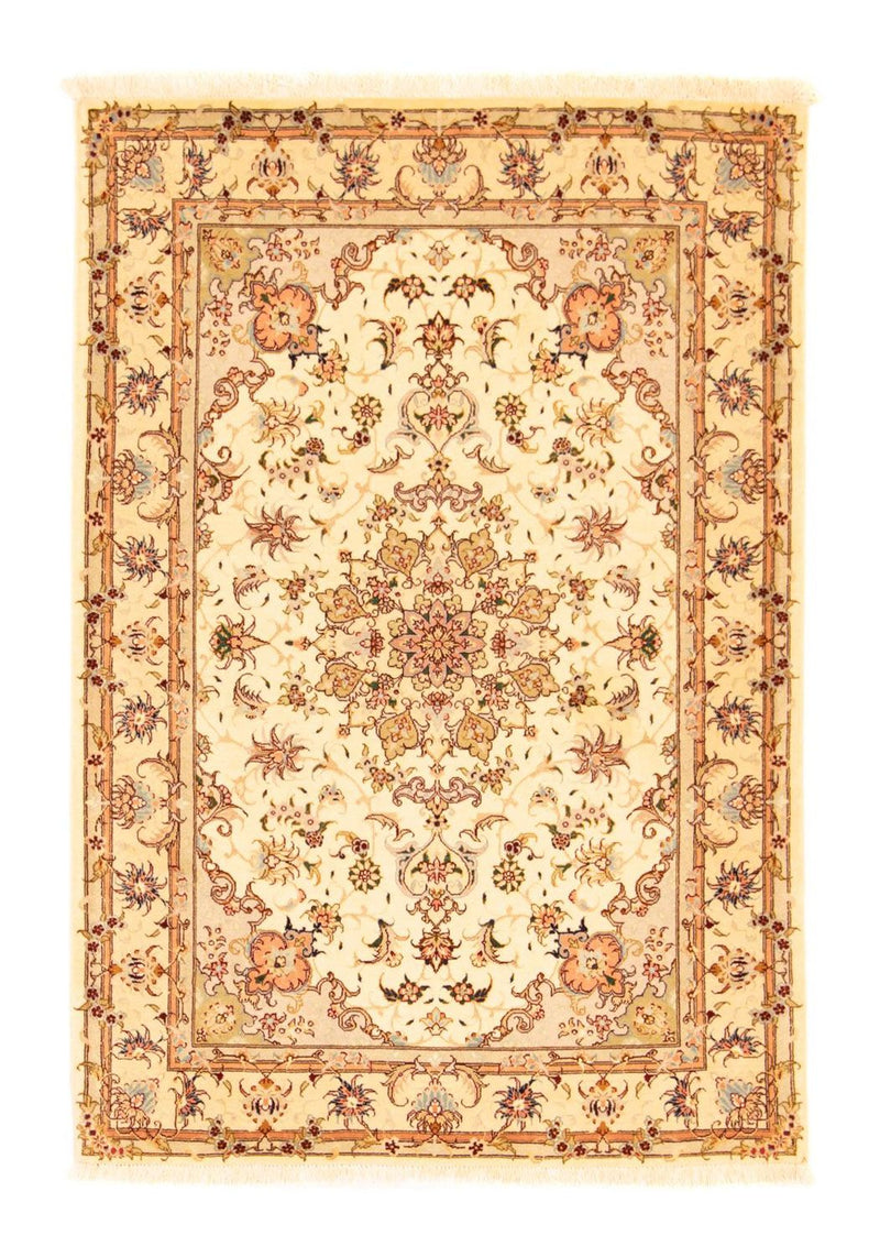 Perzisch tapijt - Tabriz - Royal - 150 x 102 cm - beige