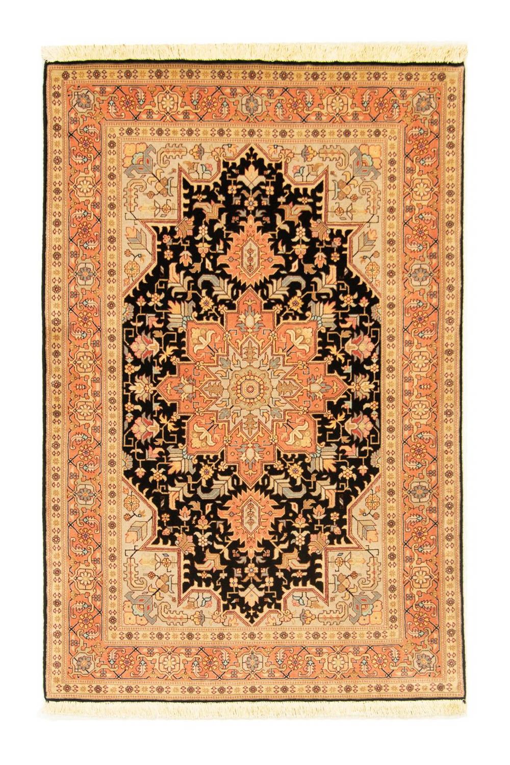 Perzisch tapijt - Tabriz - Royal - 153 x 100 cm - donkerblauw