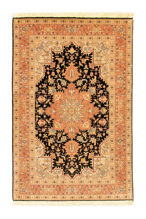 Perzisch tapijt - Tabriz - Royal - 153 x 100 cm - donkerblauw