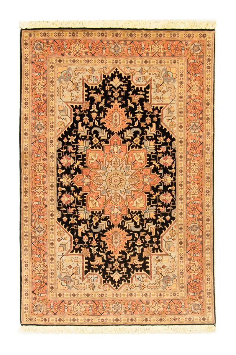 Perzisch tapijt - Tabriz - Royal - 153 x 100 cm - donkerblauw