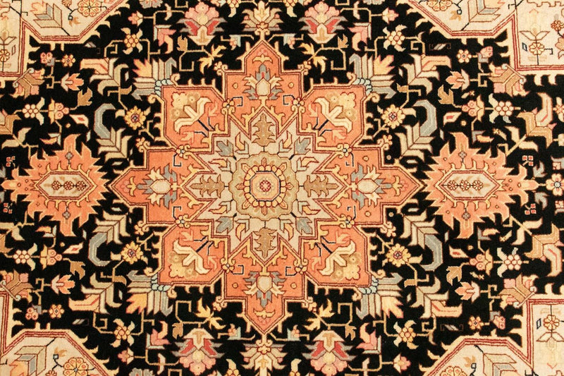 Perzisch tapijt - Tabriz - Royal - 153 x 100 cm - donkerblauw