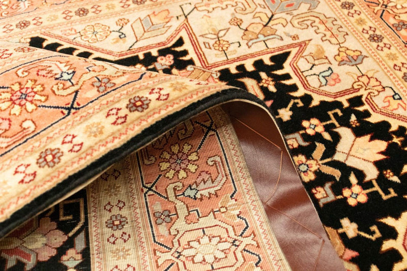 Perzisch tapijt - Tabriz - Royal - 153 x 100 cm - donkerblauw