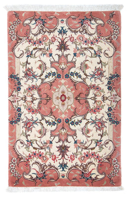 Perzisch tapijt - Tabriz - Royal - 90 x 60 cm - beige