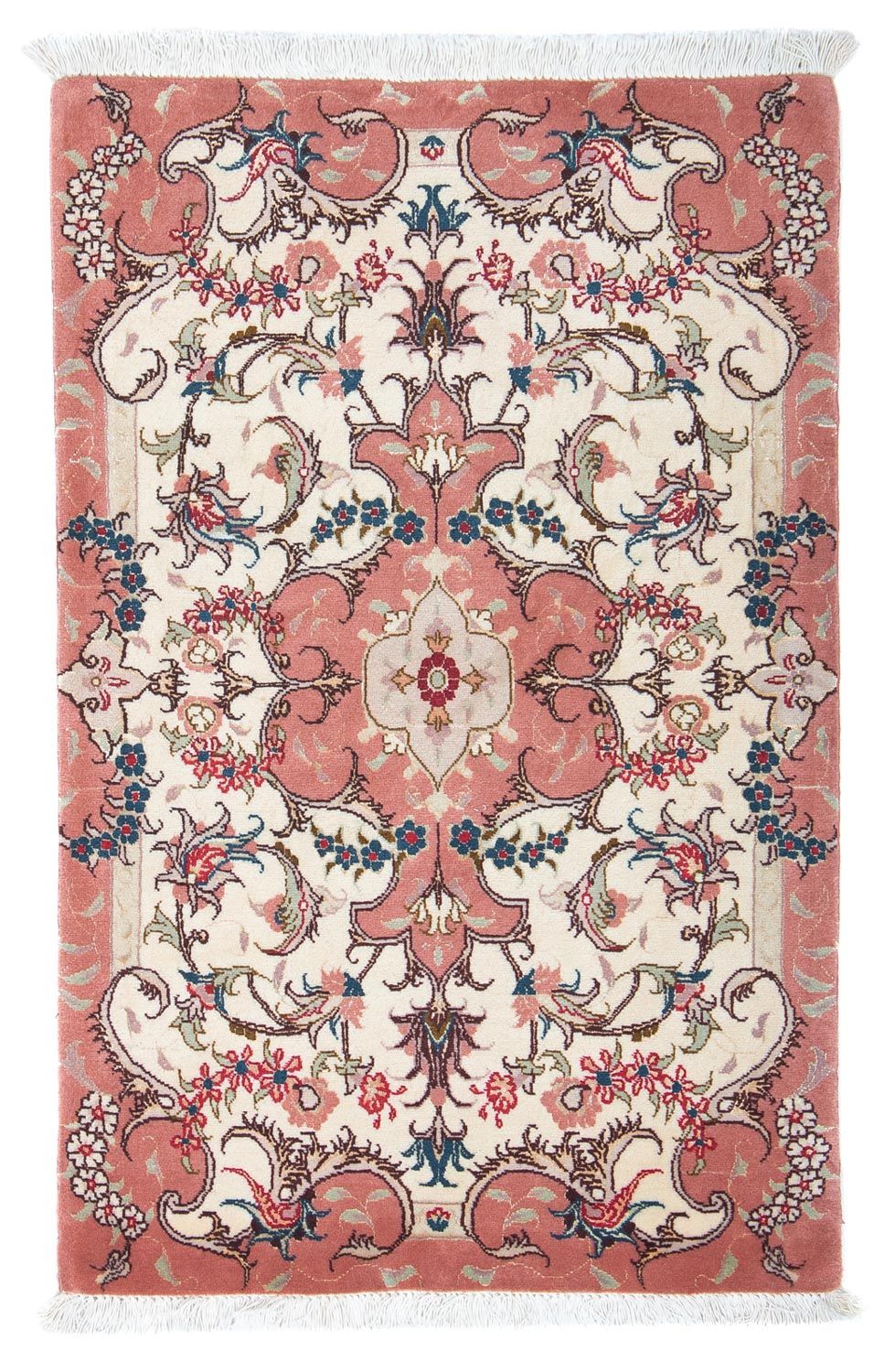 Perzisch tapijt - Tabriz - Royal - 90 x 60 cm - beige