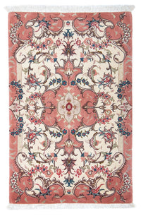 Perzisch tapijt - Tabriz - Royal - 90 x 60 cm - beige