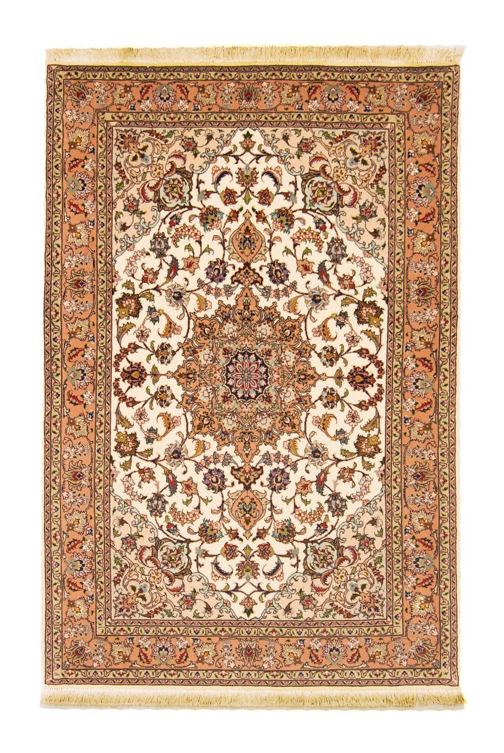 Perzisch tapijt - Tabriz - Royal - 157 x 103 cm - beige
