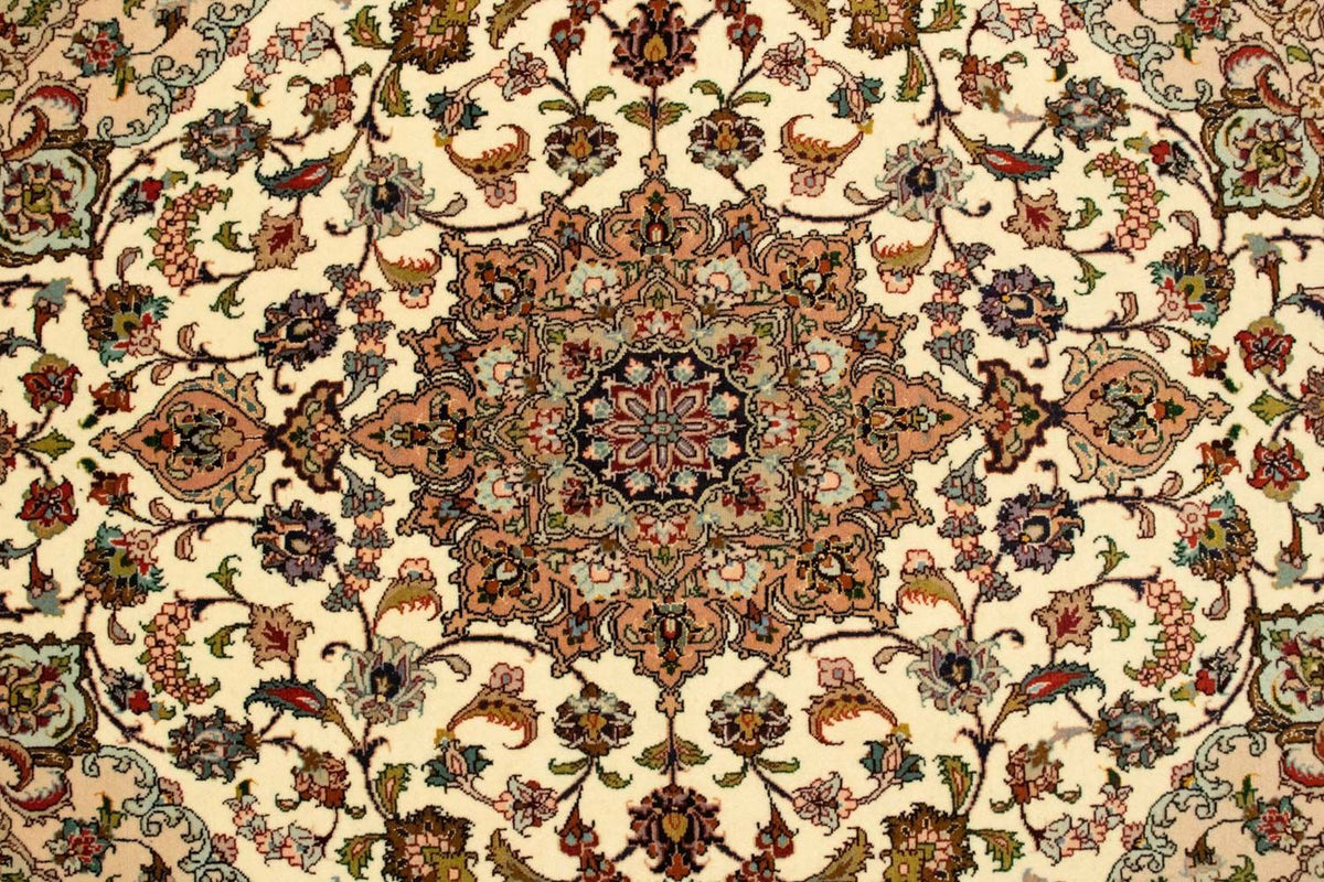 Perzisch tapijt - Tabriz - Royal - 157 x 103 cm - beige