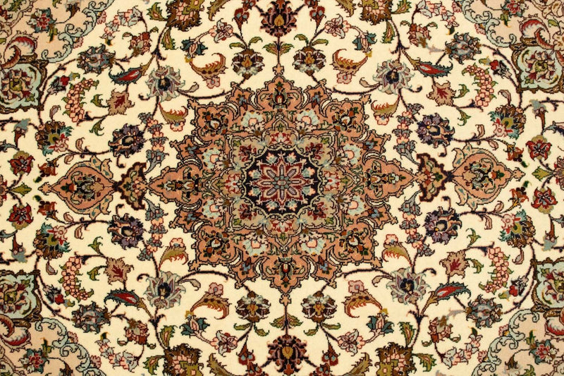Perzisch tapijt - Tabriz - Royal - 157 x 103 cm - beige