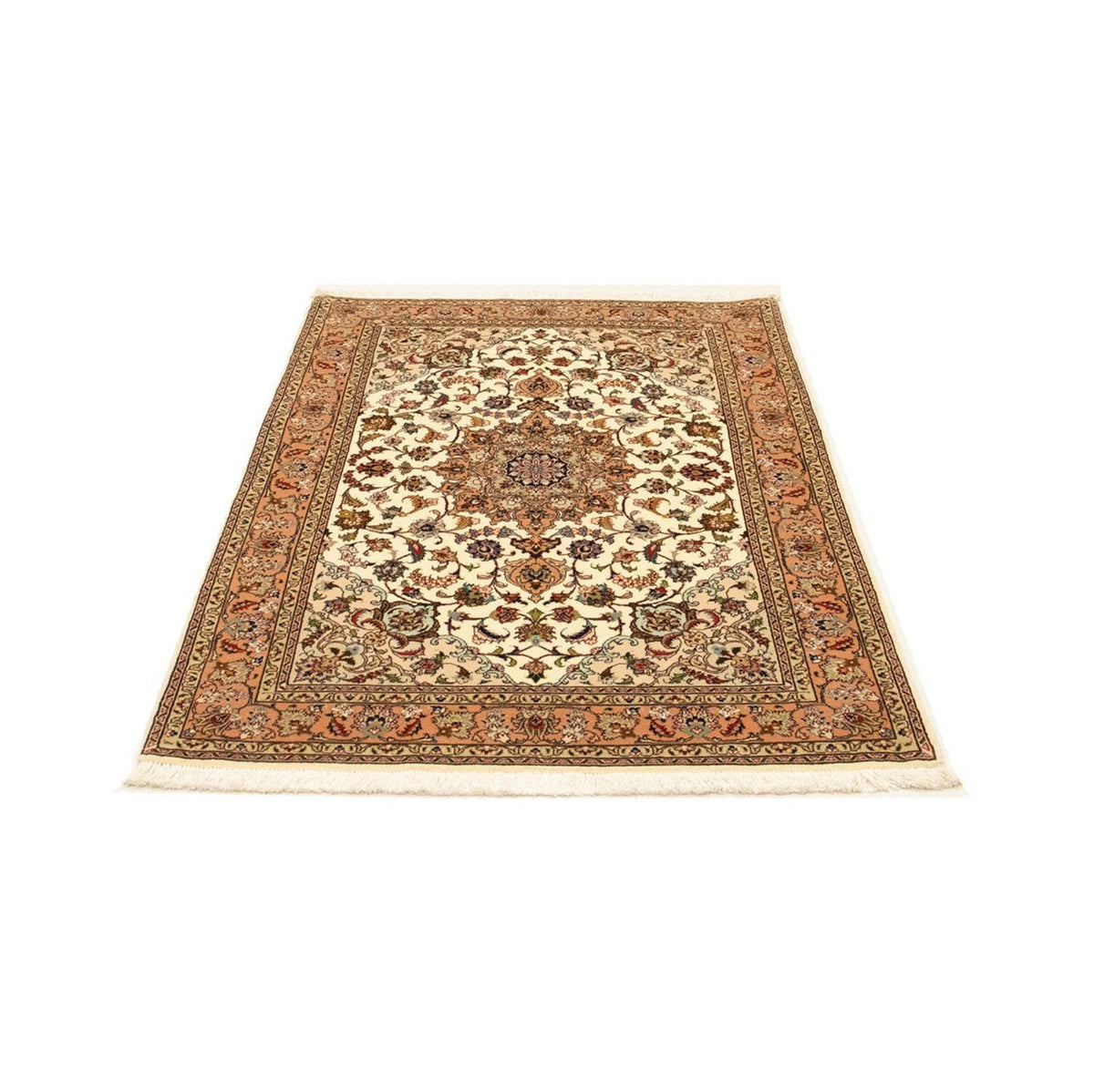 Perzisch tapijt - Tabriz - Royal - 157 x 103 cm - beige