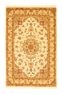 Perzisch tapijt - Tabriz - Royal - 162 x 102 cm - beige