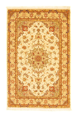 Perzisch tapijt - Tabriz - Royal - 162 x 102 cm - beige