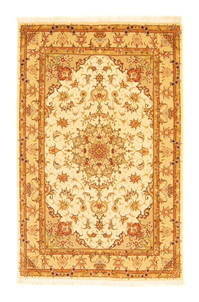Perzisch tapijt - Tabriz - Royal - 162 x 102 cm - beige