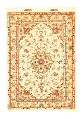 Perzisch tapijt - Tabriz - Royal - 148 x 102 cm - beige