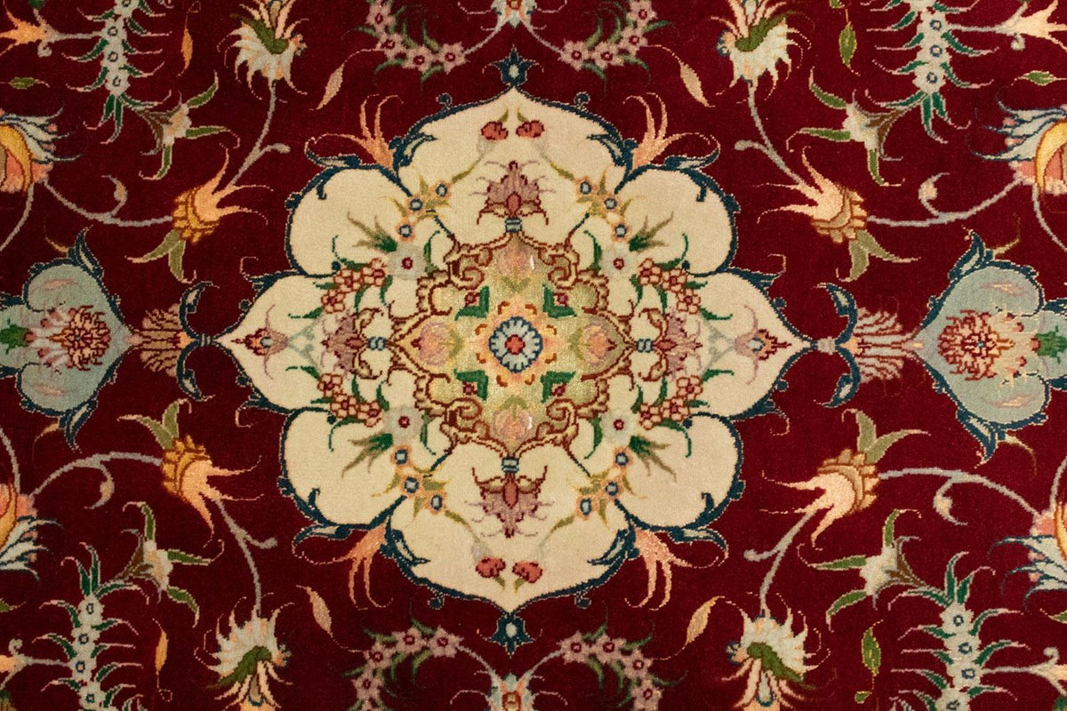 Perzisch tapijt - Tabriz - Royal - 149 x 100 cm - rood