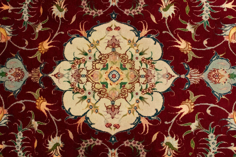 Perzisch tapijt - Tabriz - Royal - 149 x 100 cm - rood