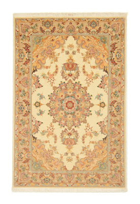 Perzisch tapijt - Tabriz - Royal - 154 x 100 cm - beige