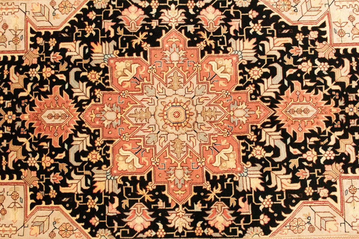 Perzisch tapijt - Tabriz - Royal - 152 x 101 cm - zwart