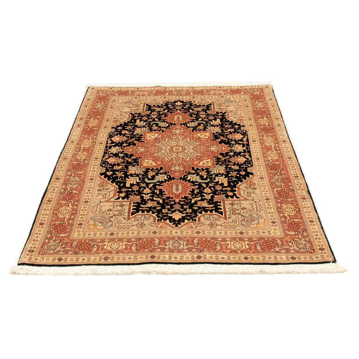 Perzisch tapijt - Tabriz - Royal - 152 x 101 cm - zwart