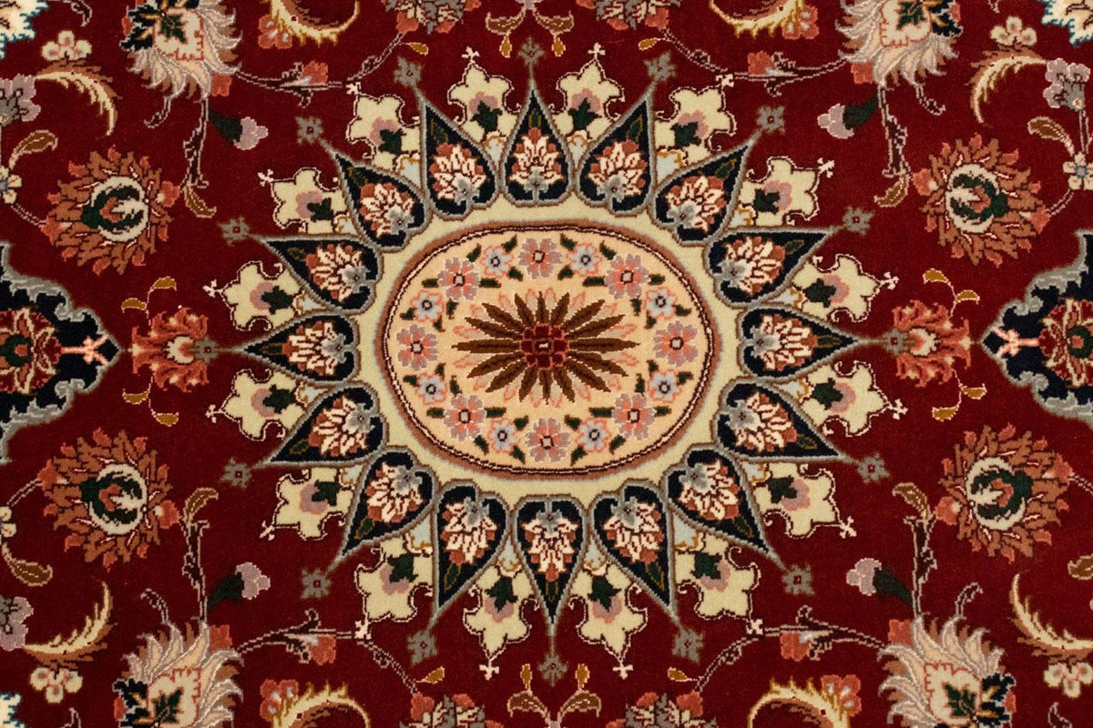 Perzisch tapijt - Tabriz - Royal - 148 x 102 cm - rood
