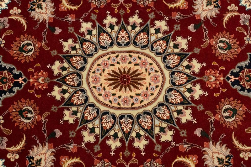 Perzisch tapijt - Tabriz - Royal - 148 x 102 cm - rood