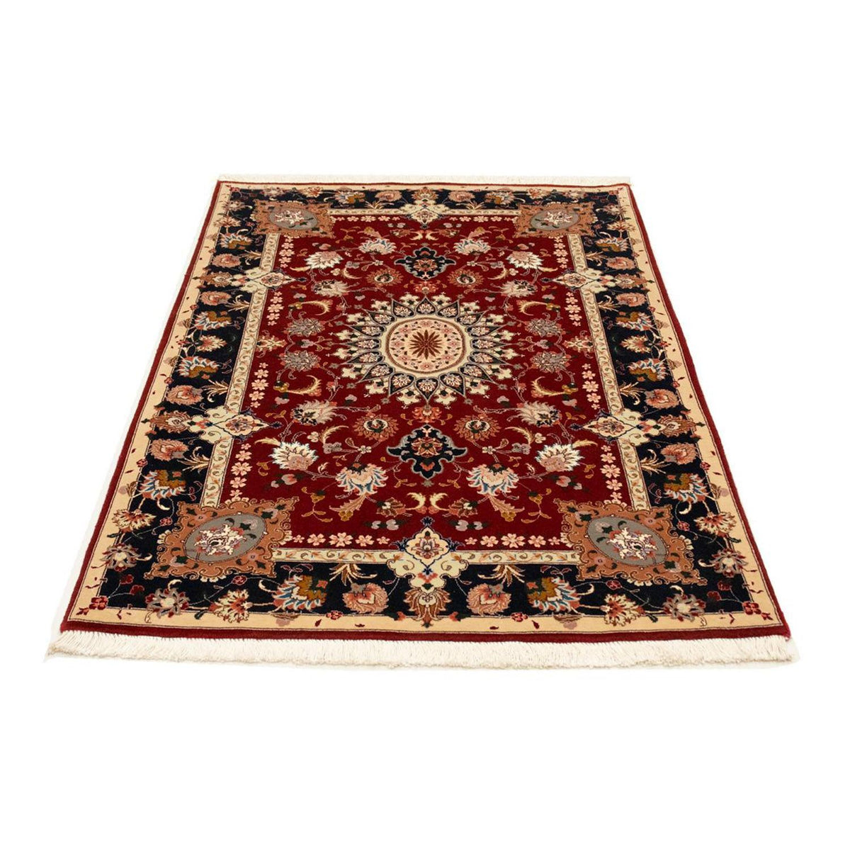 Perzisch tapijt - Tabriz - Royal - 148 x 102 cm - rood