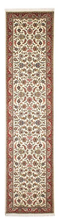 Loper Perzisch tapijt - Tabriz - Royal - 298 x 72 cm - beige