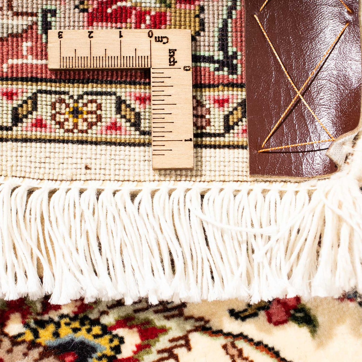 Loper Perzisch tapijt - Tabriz - Royal - 298 x 72 cm - beige