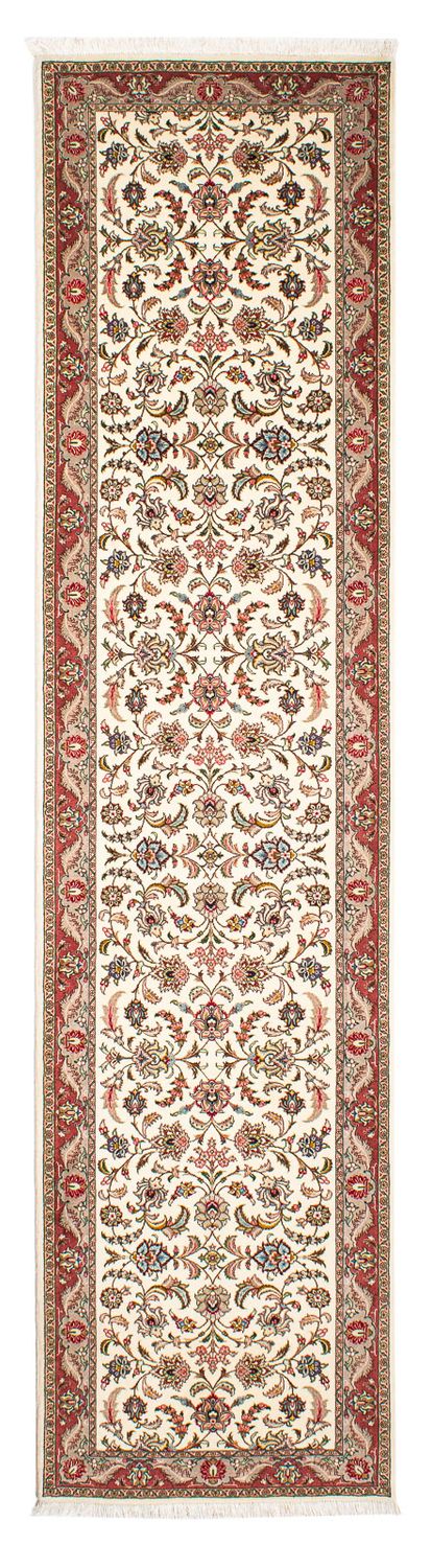 Loper Perzisch tapijt - Tabriz - Royal - 297 x 73 cm - beige