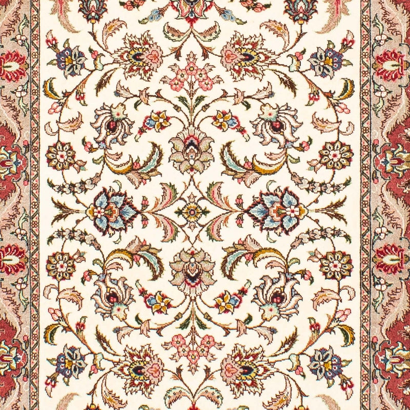 Loper Perzisch tapijt - Tabriz - Royal - 297 x 73 cm - beige