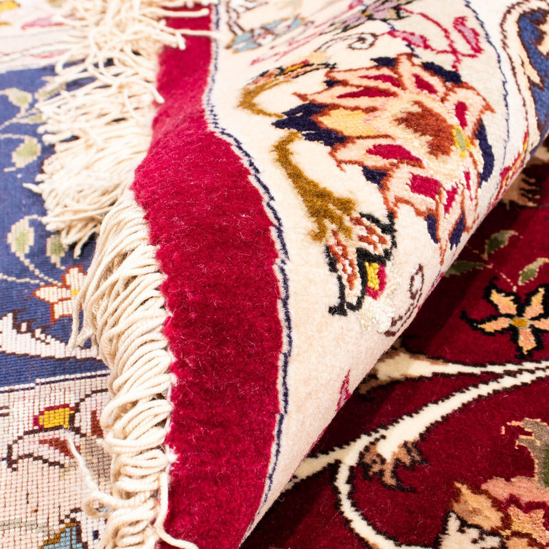 Perzisch tapijt - Tabriz - Royal rond  - 250 x 250 cm - donkerrood