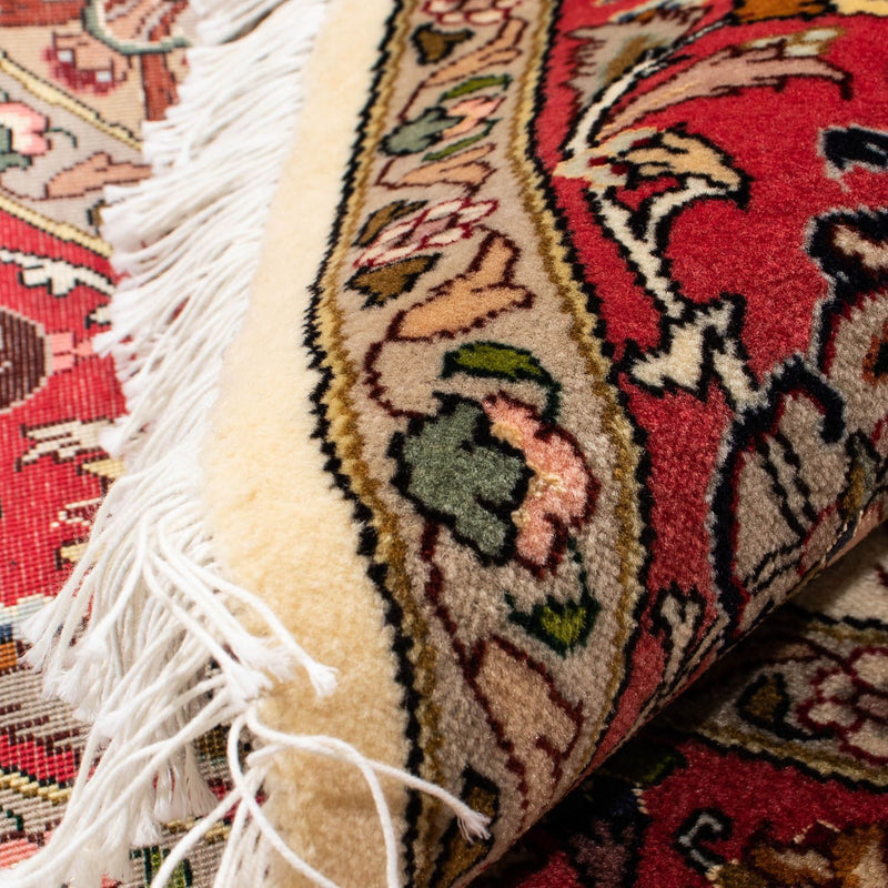 Perzisch tapijt - Tabriz - Royal rond  - 148 x 148 cm - beige