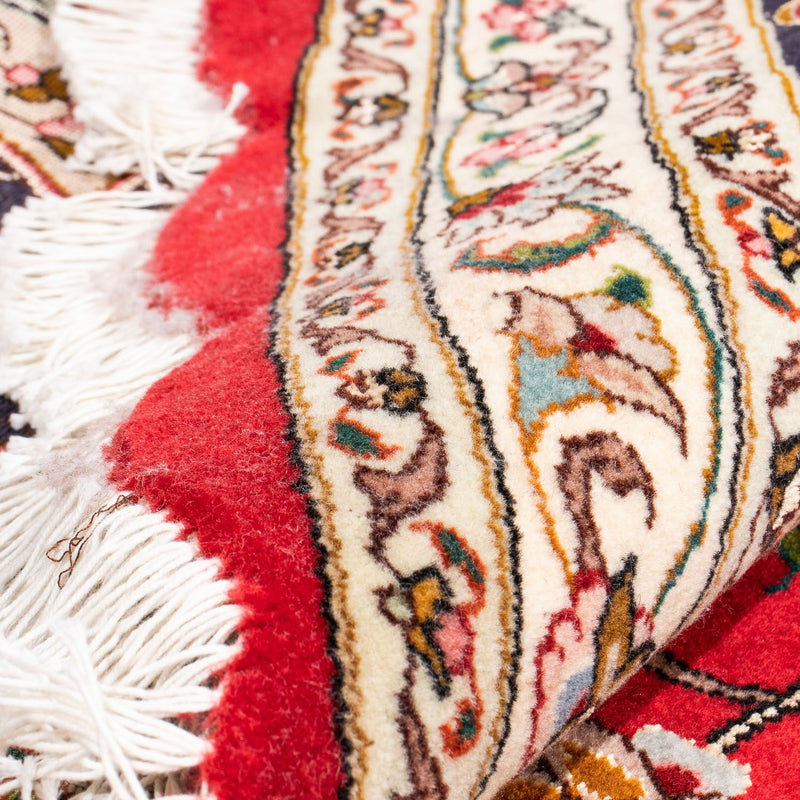 Perzisch tapijt - Tabriz - Royal rond  - 253 x 253 cm - donkerrood