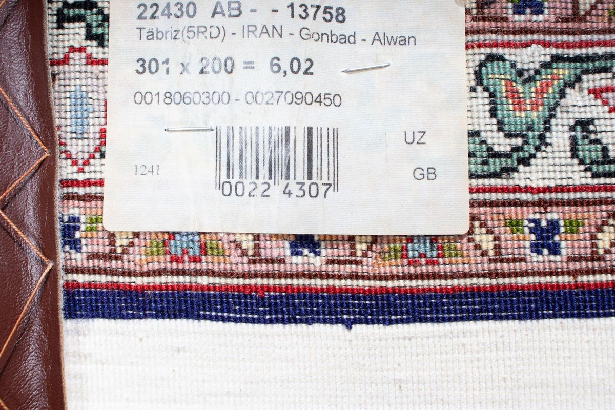 Perzisch tapijt - Tabriz - Royal - 301 x 200 cm - veelkleurig