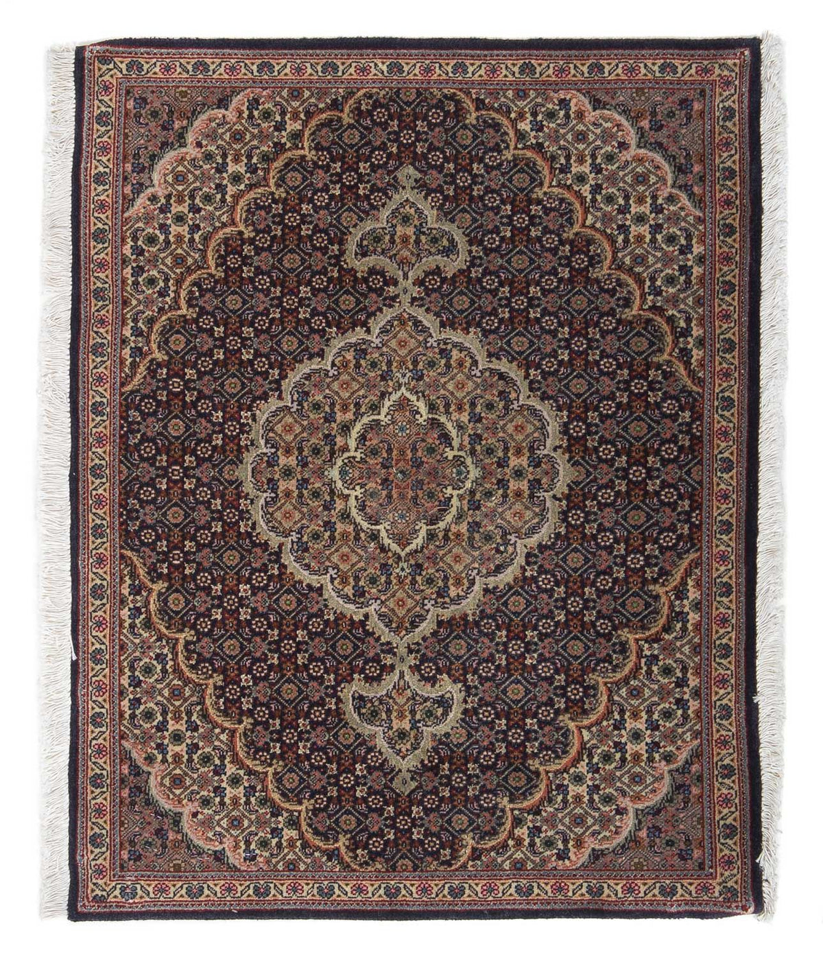Perzisch tapijt - Tabriz - Royal - 88 x 66 cm - donkerblauw
