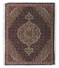 Perzisch tapijt - Tabriz - Royal - 88 x 66 cm - donkerblauw