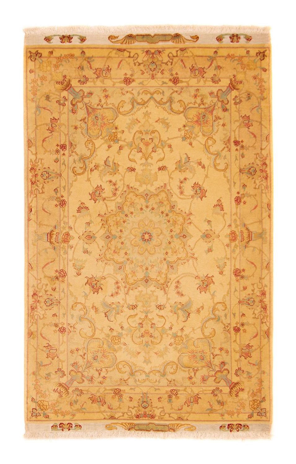 Perzisch tapijt - Tabriz - Royal - 161 x 98 cm - beige