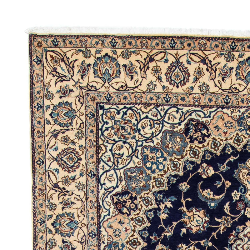 Perzisch tapijt - Nain - Koninklijk - 308 x 197 cm - donkerblauw