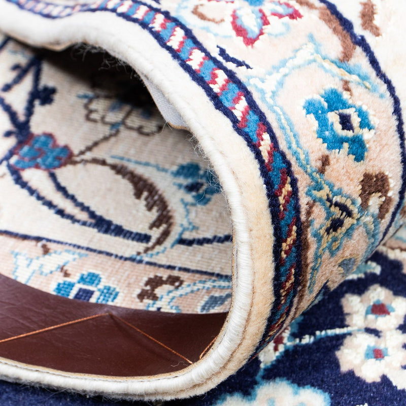 Perzisch tapijt - Nain - Koninklijk - 308 x 197 cm - donkerblauw