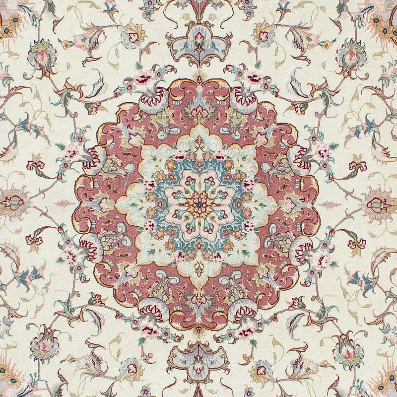 Perzisch tapijt - Tabriz - Royal - 207 x 150 cm - beige