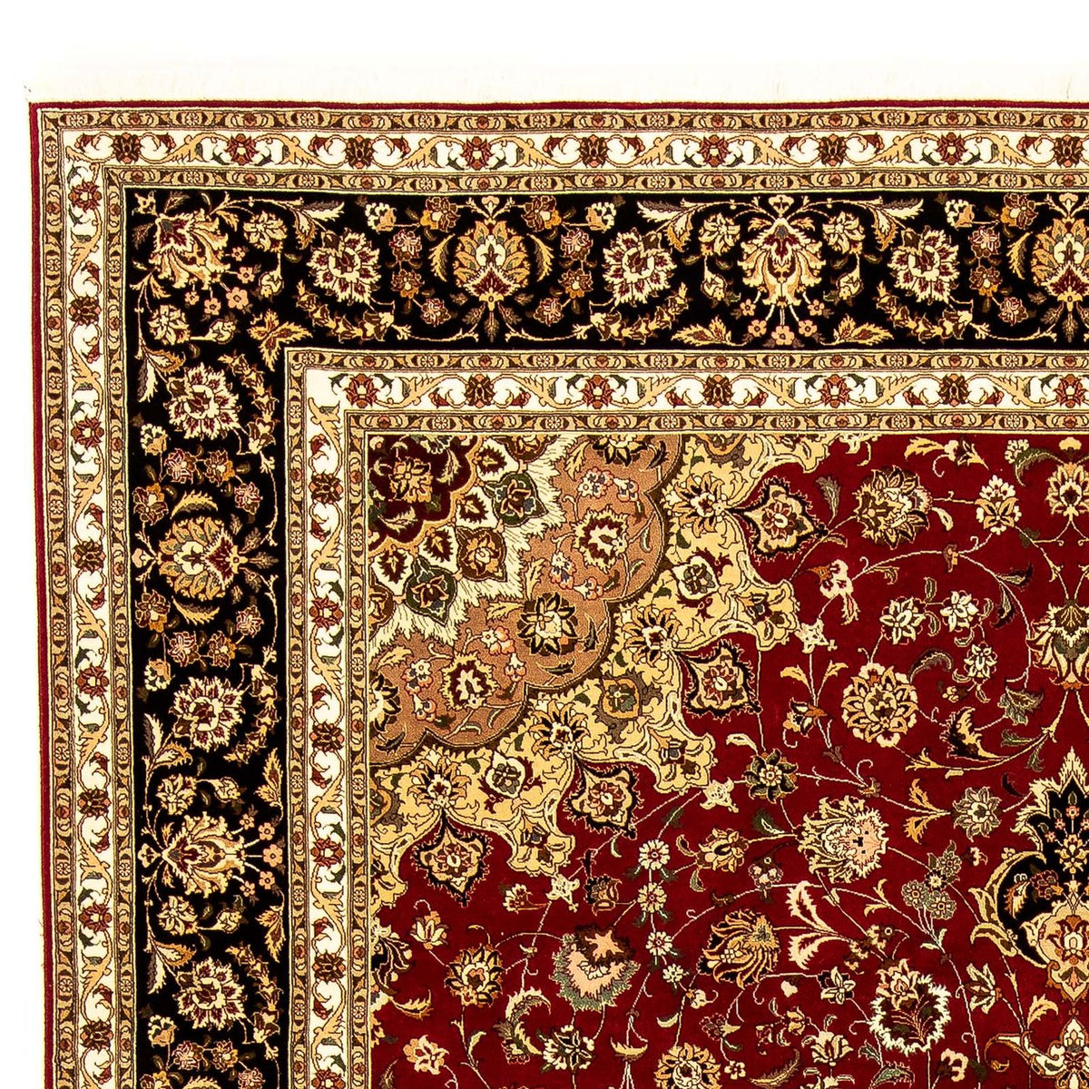 Perzisch tapijt - Tabriz - Royal - 354 x 252 cm - donkerrood