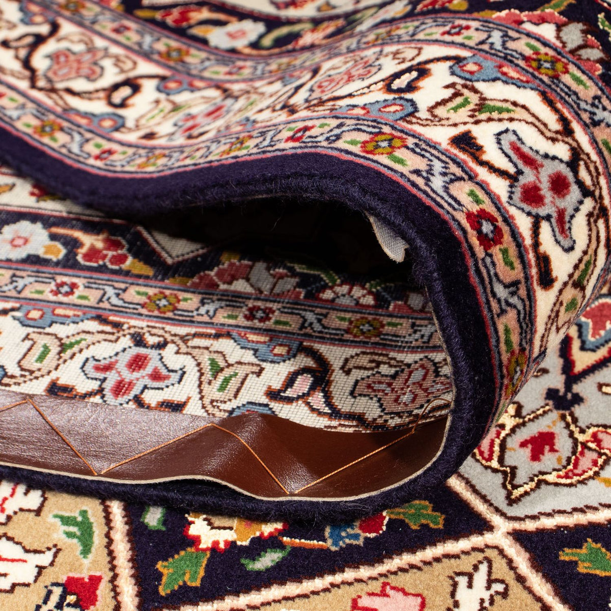 Perzisch tapijt - Tabriz - Royal vierkant  - 264 x 252 cm - lichtbruin