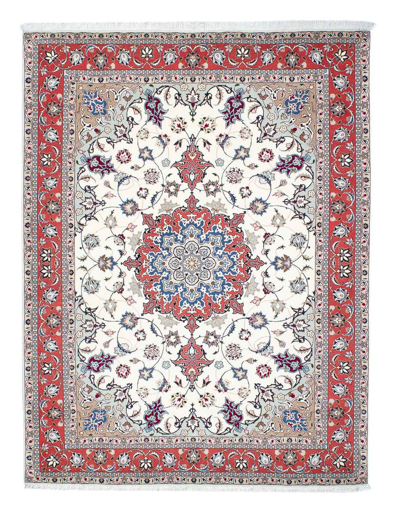 Perzisch tapijt - Tabriz - Royal - 198 x 151 cm - beige