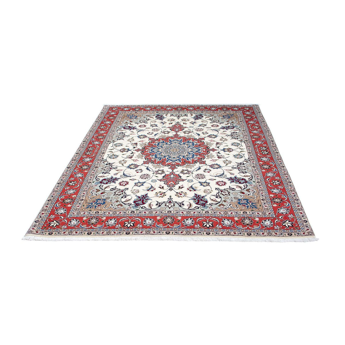 Perzisch tapijt - Tabriz - Royal - 198 x 151 cm - beige